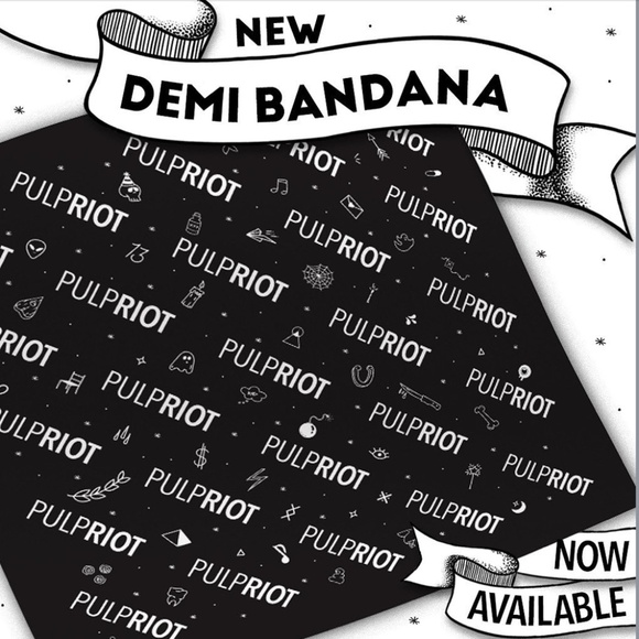 NEW Pulp Riot Bandana ICON/LOGO - Picture 1 of 3